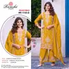 R 1155 By Ramsha Chinon Embroidery Pakistani Readymade Suits Wholesale Shop In Surat